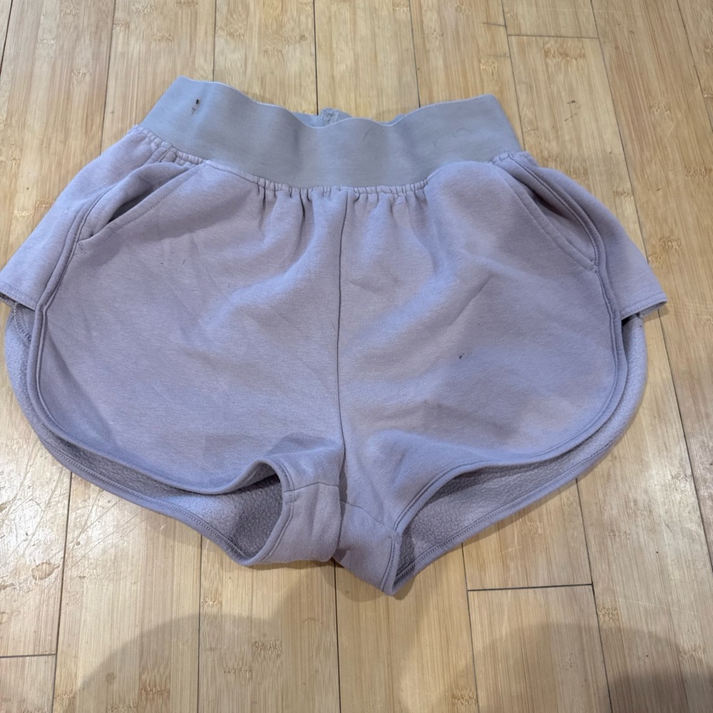 Gymshark tan Athletic Shorts Soft Fabric Elastic Waistband